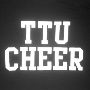 Black TTU Cheer shirt